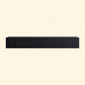 Mid-Century Modern Minimalist TV Stand with Push-to-Open